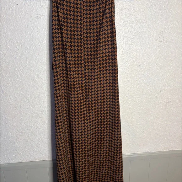 MICHAEL Michael Kors Black and Brown Maxi Dress - Picture 4 of 4